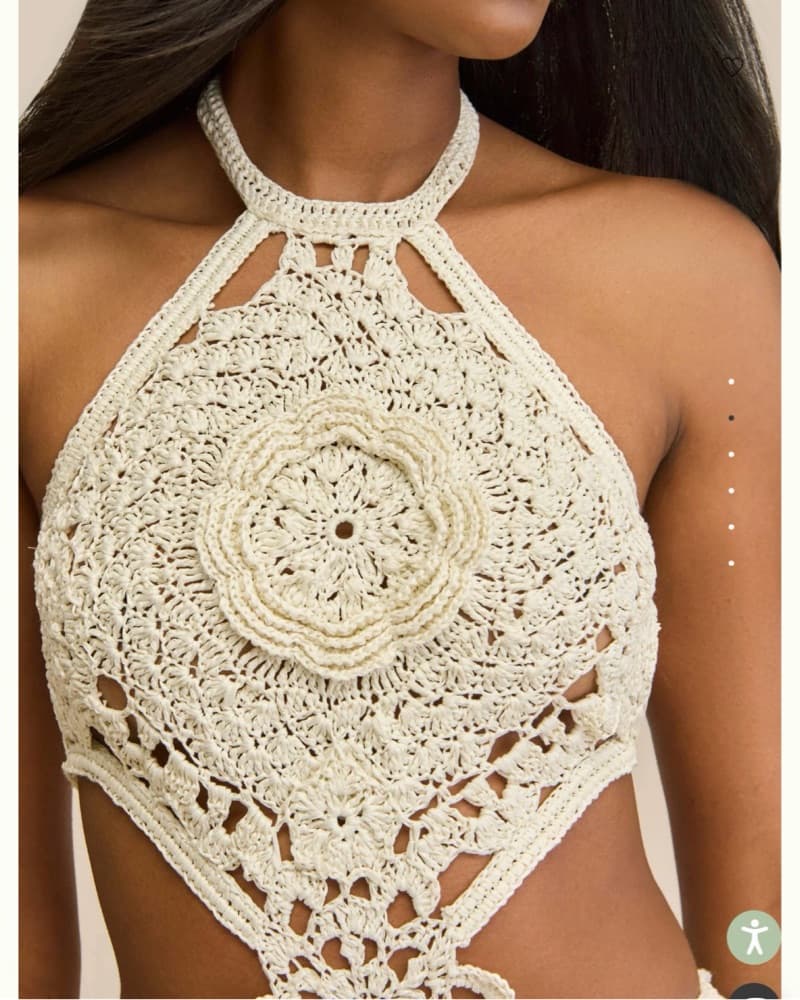 Cult Gaia Accalia Crochet Gown - Image 2