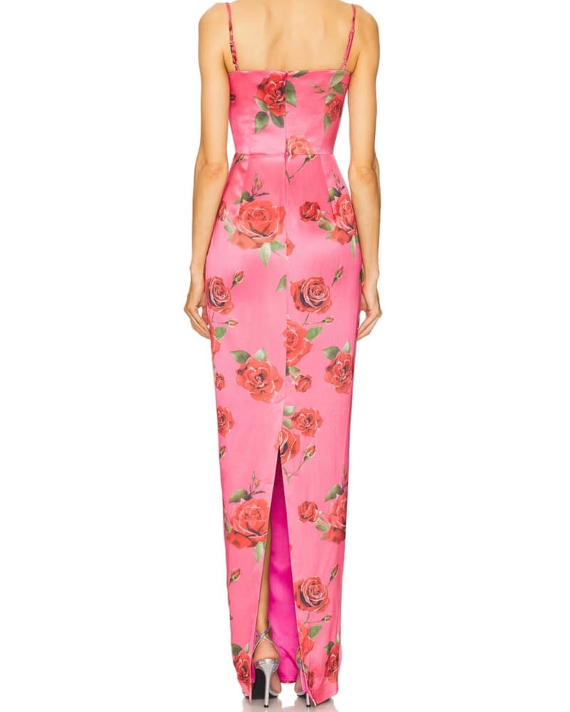 Sau lee Sofia Floral Rose Pink dress - Image 3
