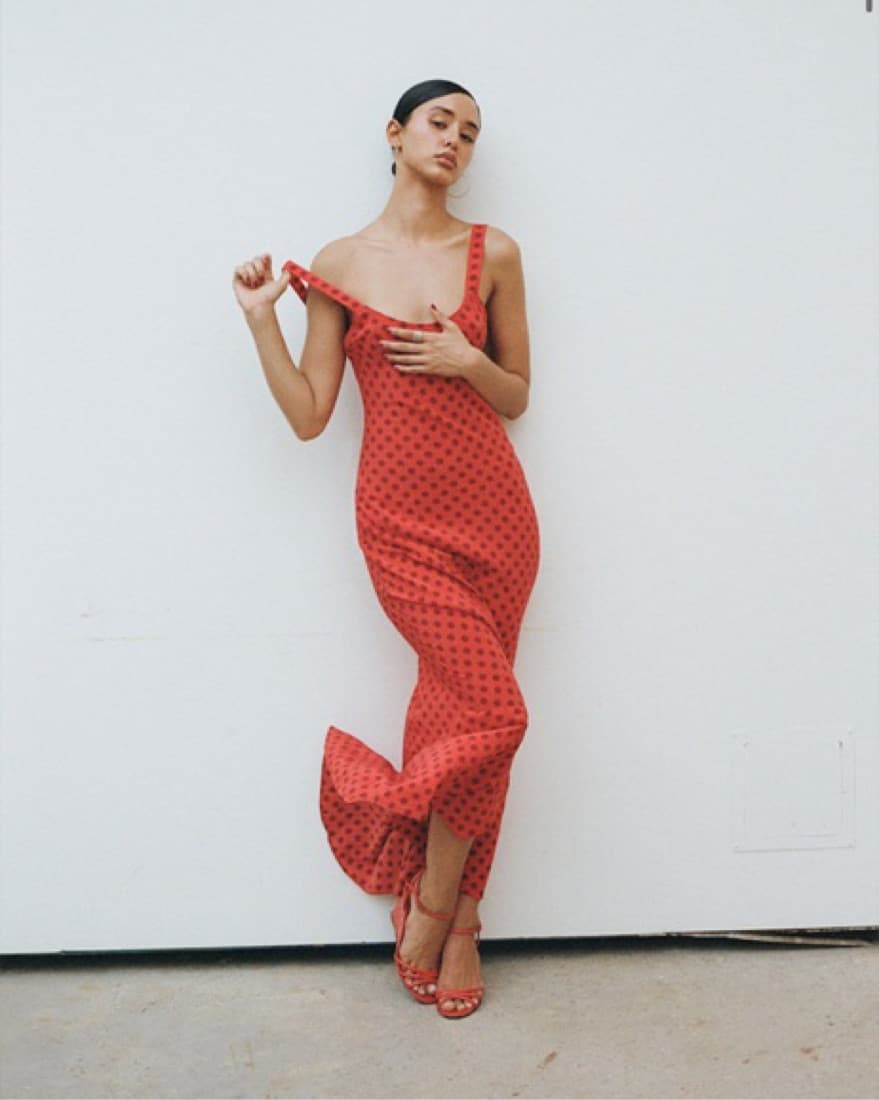 Red Polka Dot Dress - Image 1