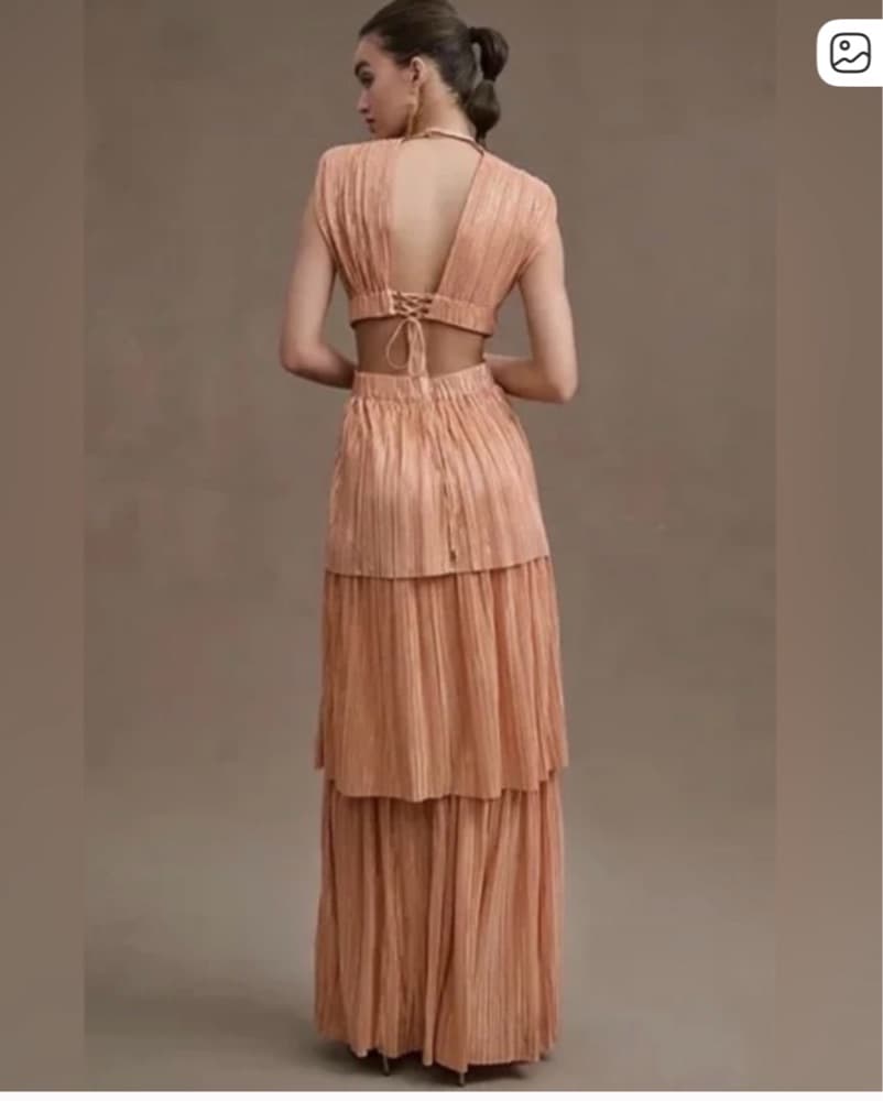 Sabina Musaysv Orange Gown - Image 2