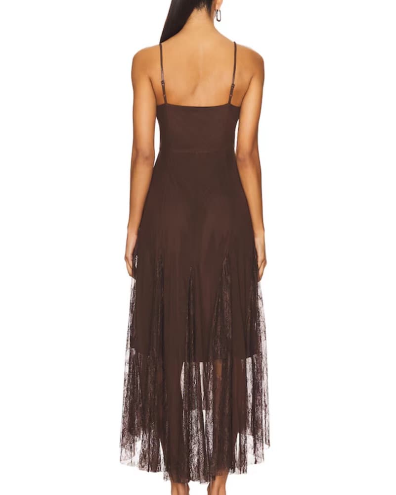 Steve Madden Brown Midi Dress - Image 3