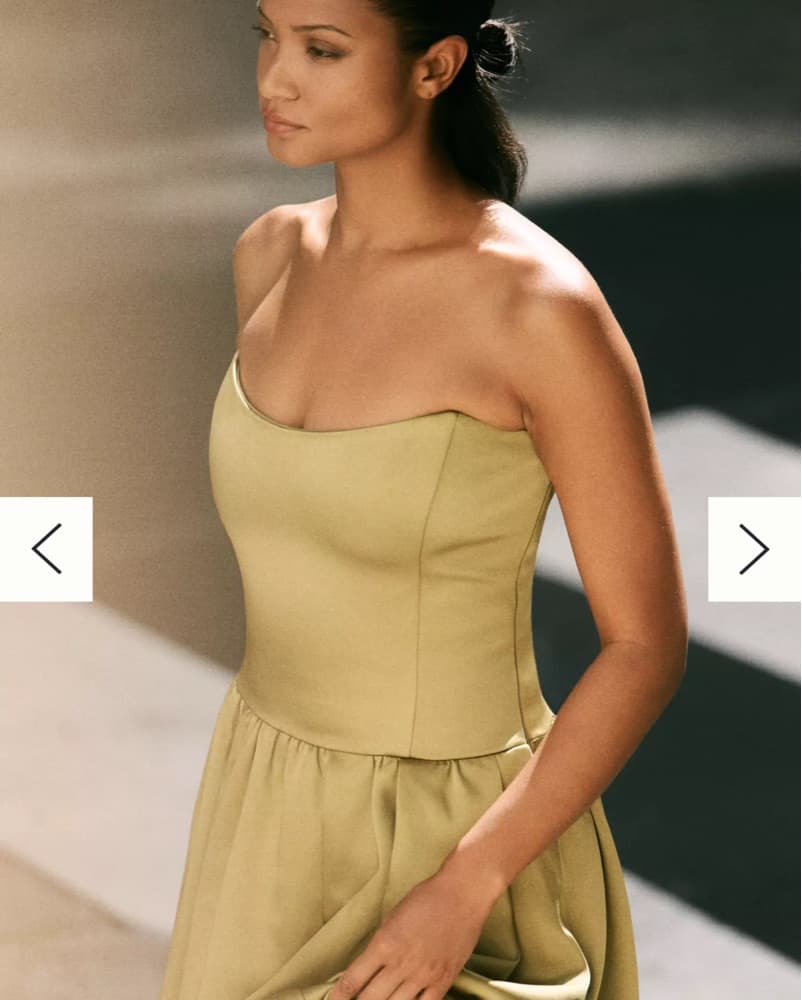Elegant Anthropologie Satin Gown - Image 3