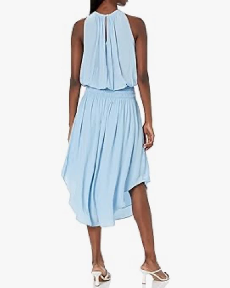 Ramy Brook Aubrey Midi Dress Baby Blue - Image 2
