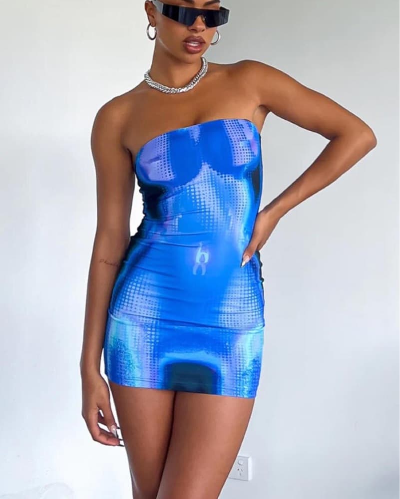 White Fox Body Dress - Image 1