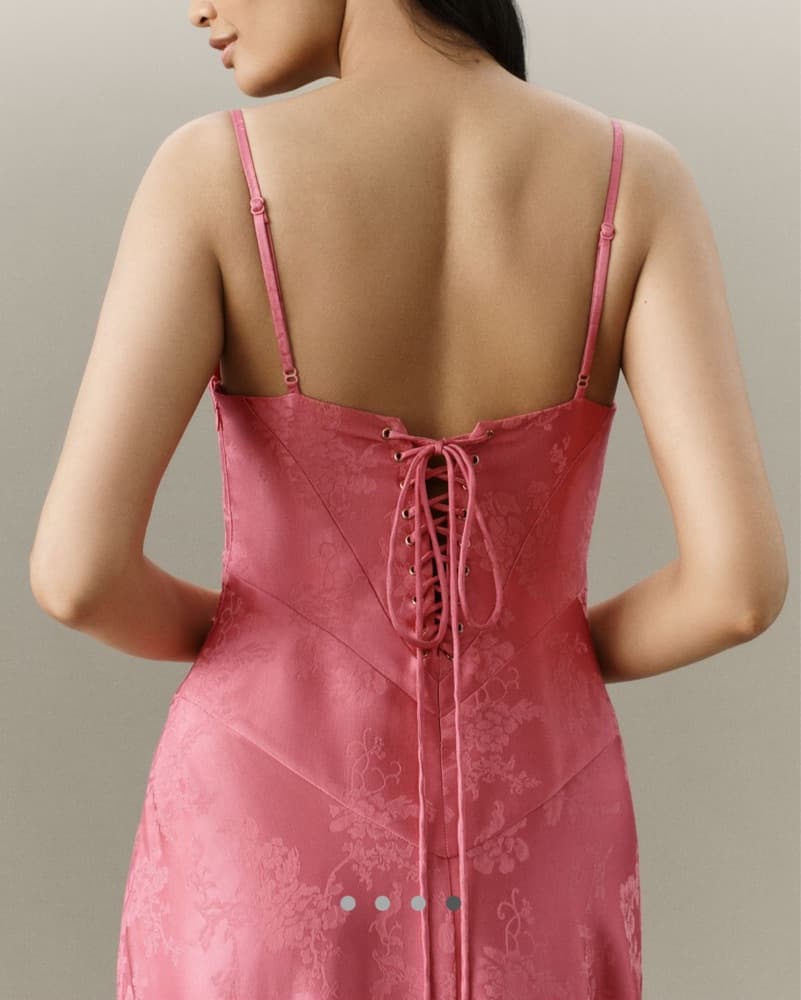 Mare Mare Pink Corsett Maxi Dress - Image 6