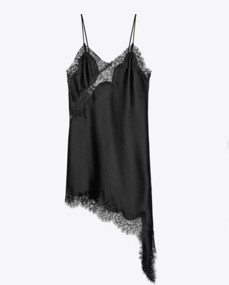 Black Lace A-line  Zara Dress - Image 2