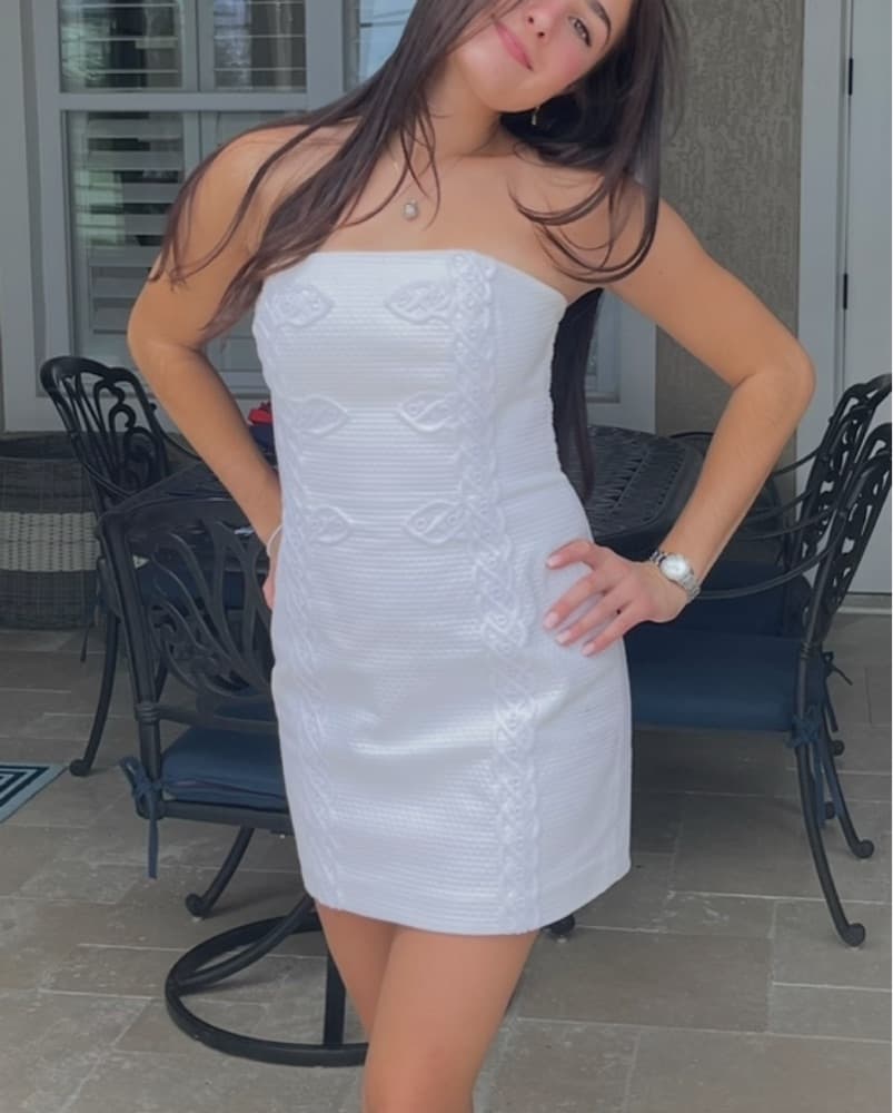 Lily Pulitzer White Mini Dress - Image 2