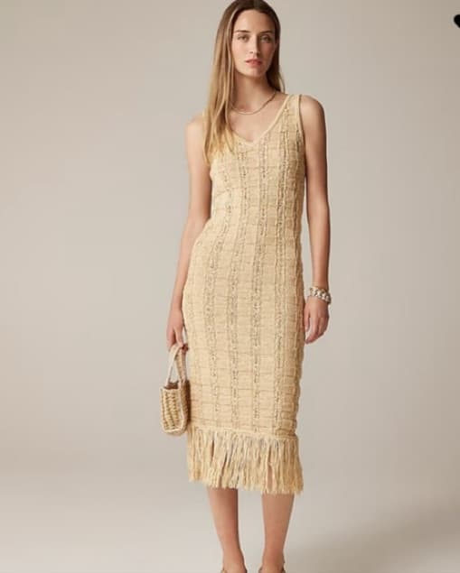Fringe midi dress - Image 1