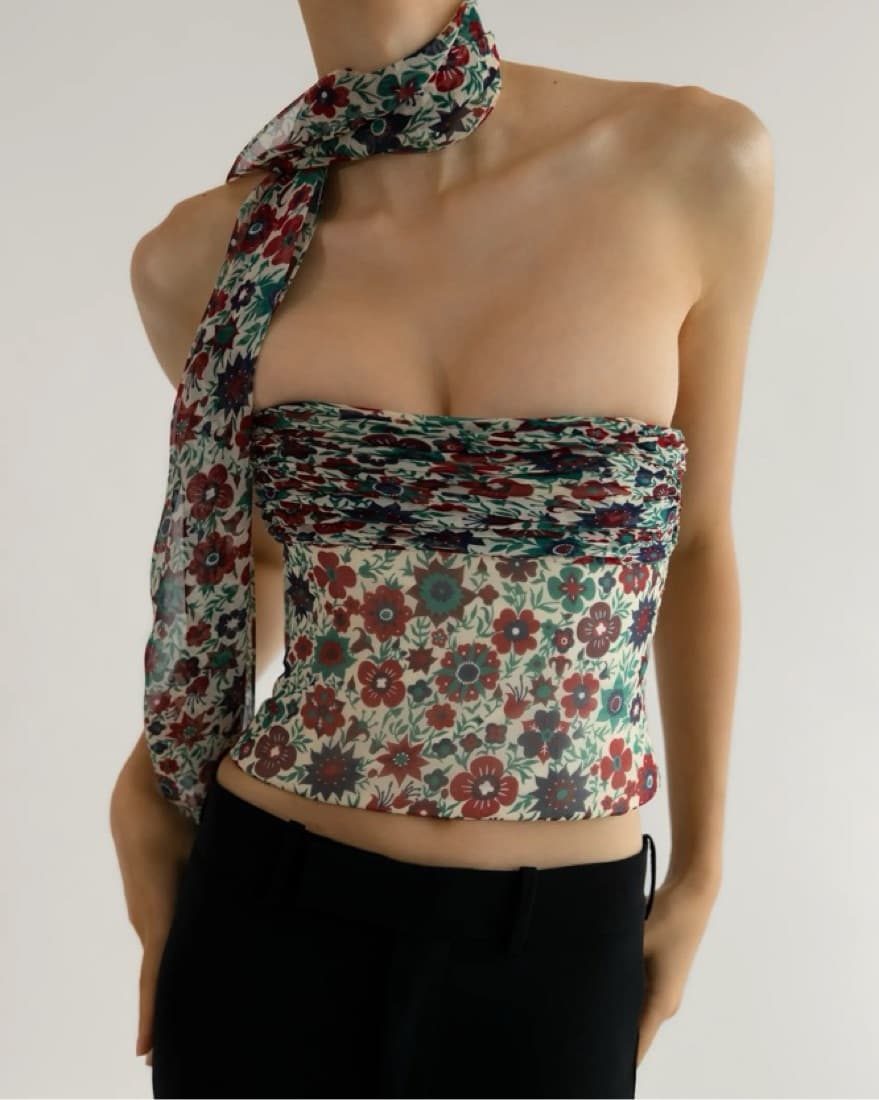 orseund Iris Chiffon Bustier - Image 2