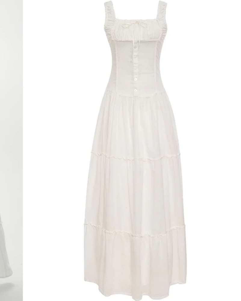  Frankies Bikinis Ruffle Maxi Dress - Image 3