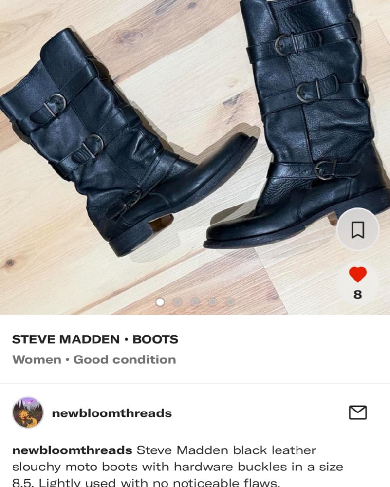 Steve Madden Moto Boots - Image 4