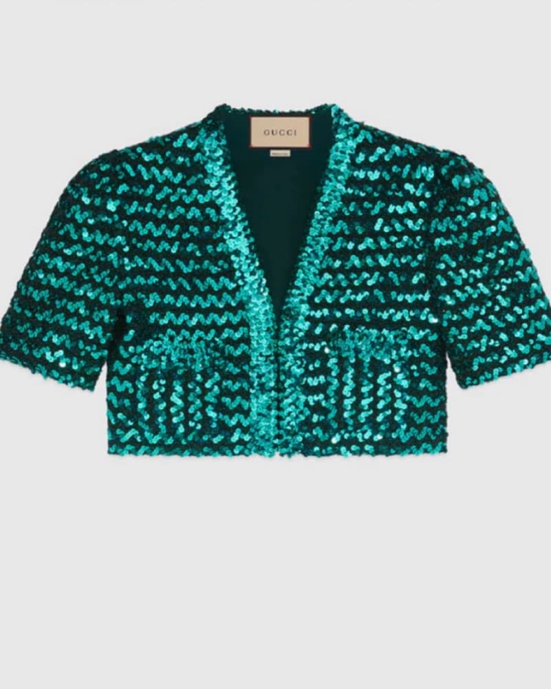 Gucci Sequin Bolero - Image 4