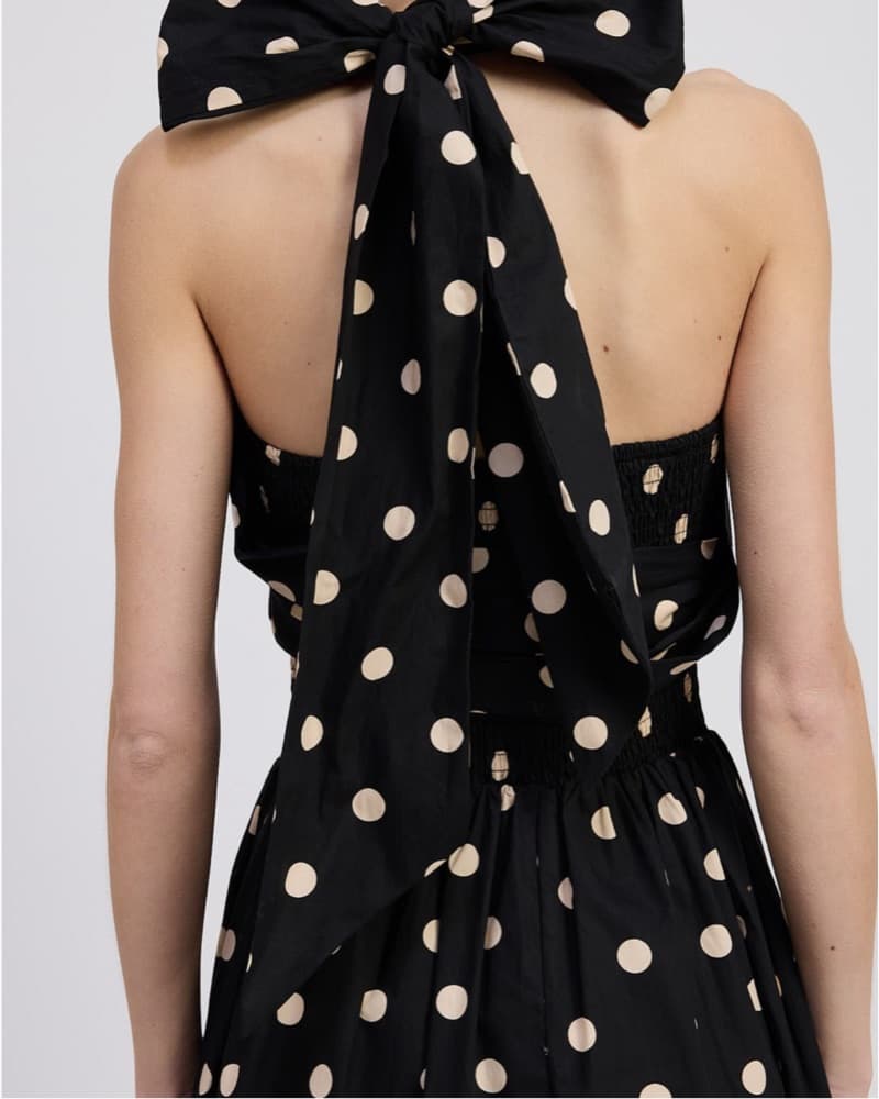 En Saison Josephine Polka Dot Midi Dress - Image 4