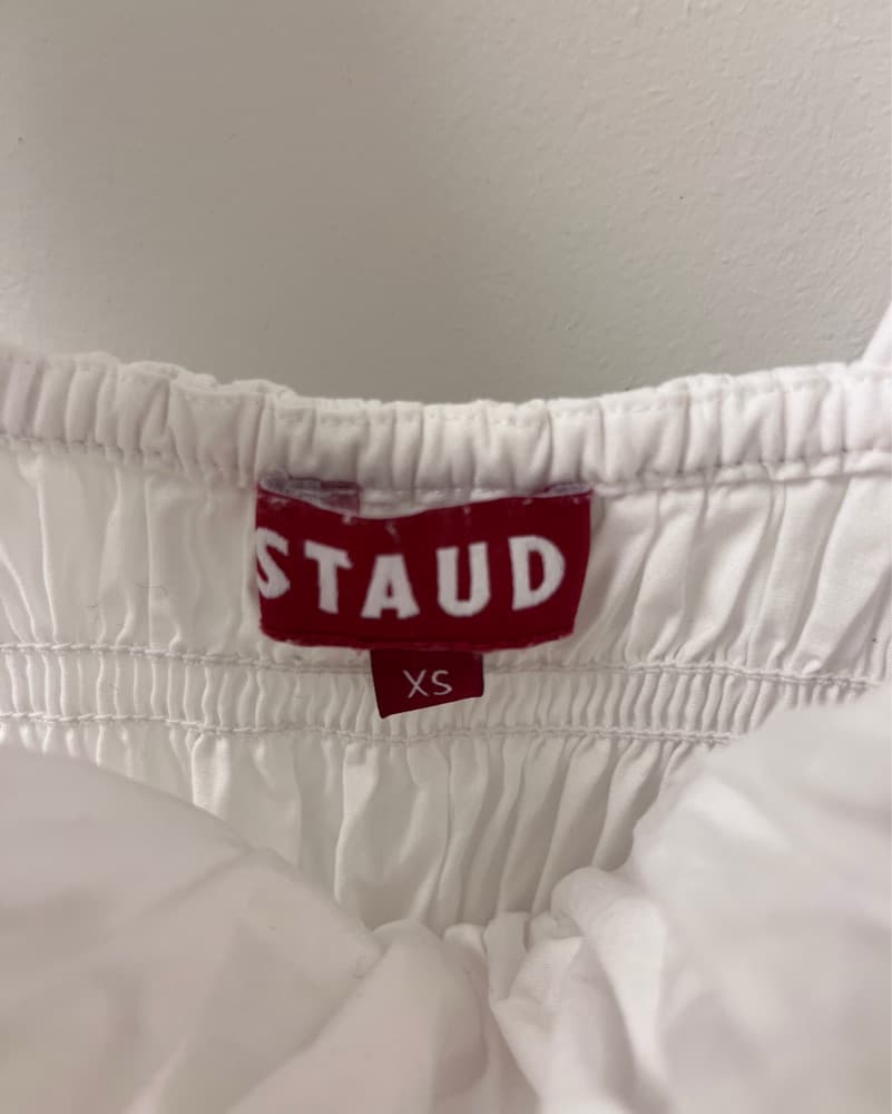 Staud Ida Dress in White - Image 4