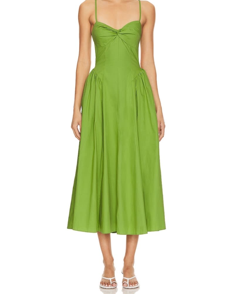 Destene Dress in Pesto - Image 1