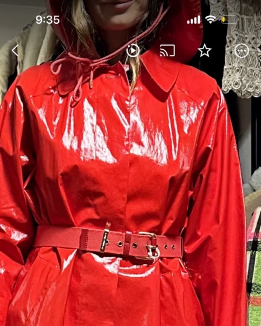 Off The Runway Louis Vuitton Rain Coat - Image 2