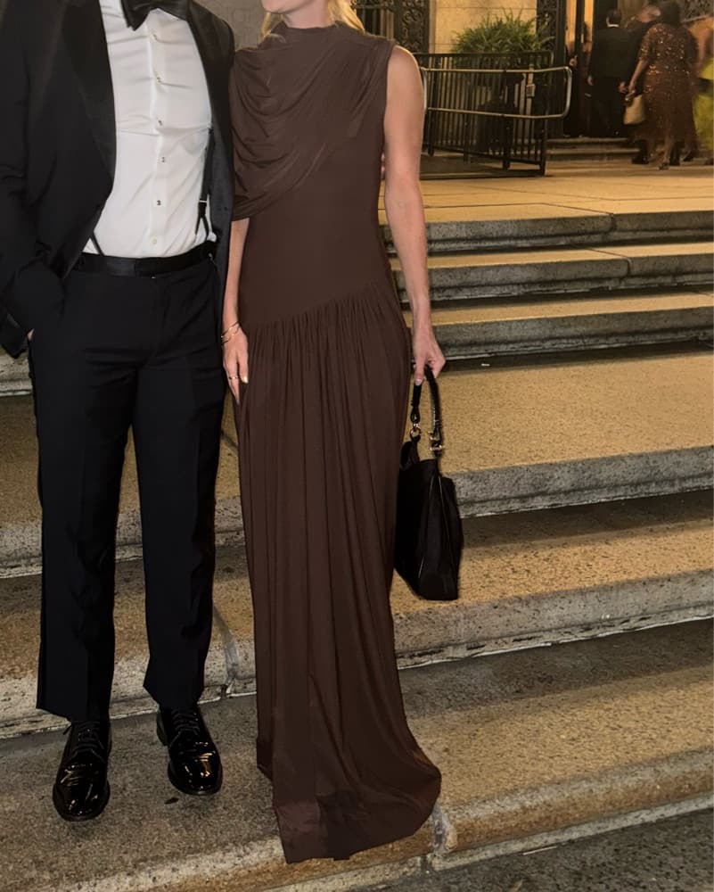 Custom Brown Deme By Gabriella Gown - Image 2
