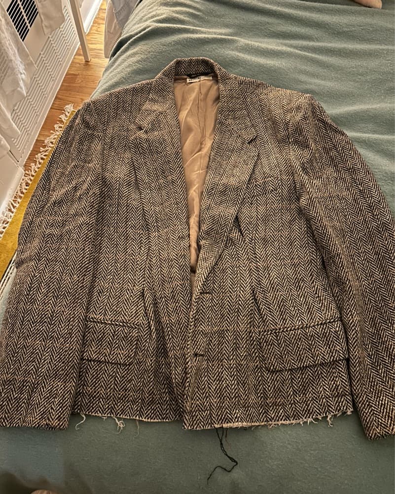 Re/done Wool Tweed Blazer - Image 2