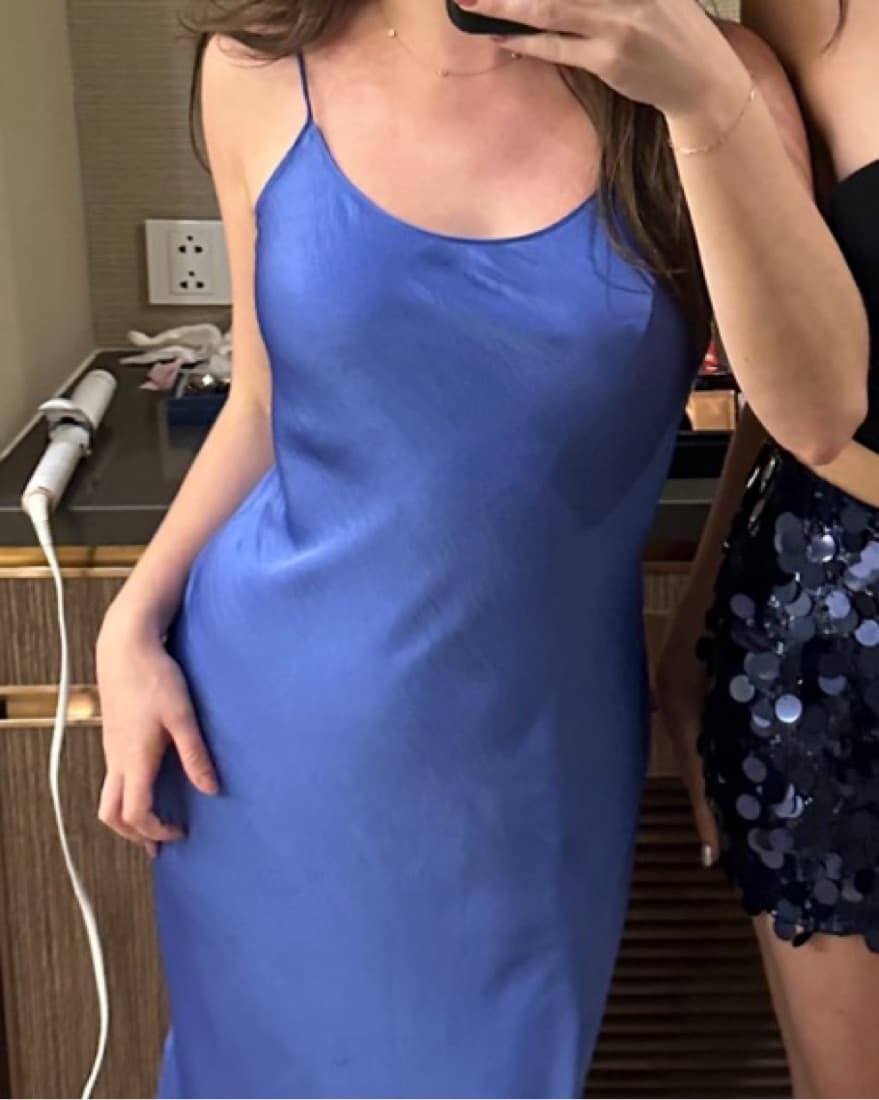 Handmade Silk Maxi Dress - Image 3