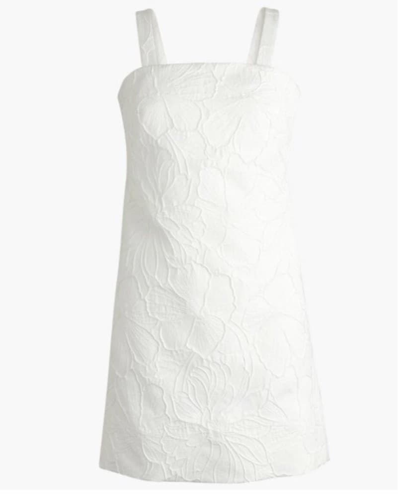 J Crew Floral Embroidered Mini Dress - Image 1
