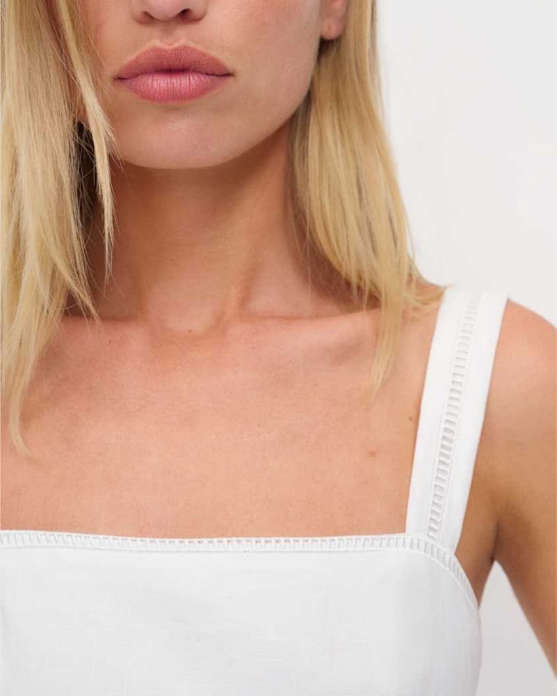 Reformation Everette Midi-Dress in White - Image 2