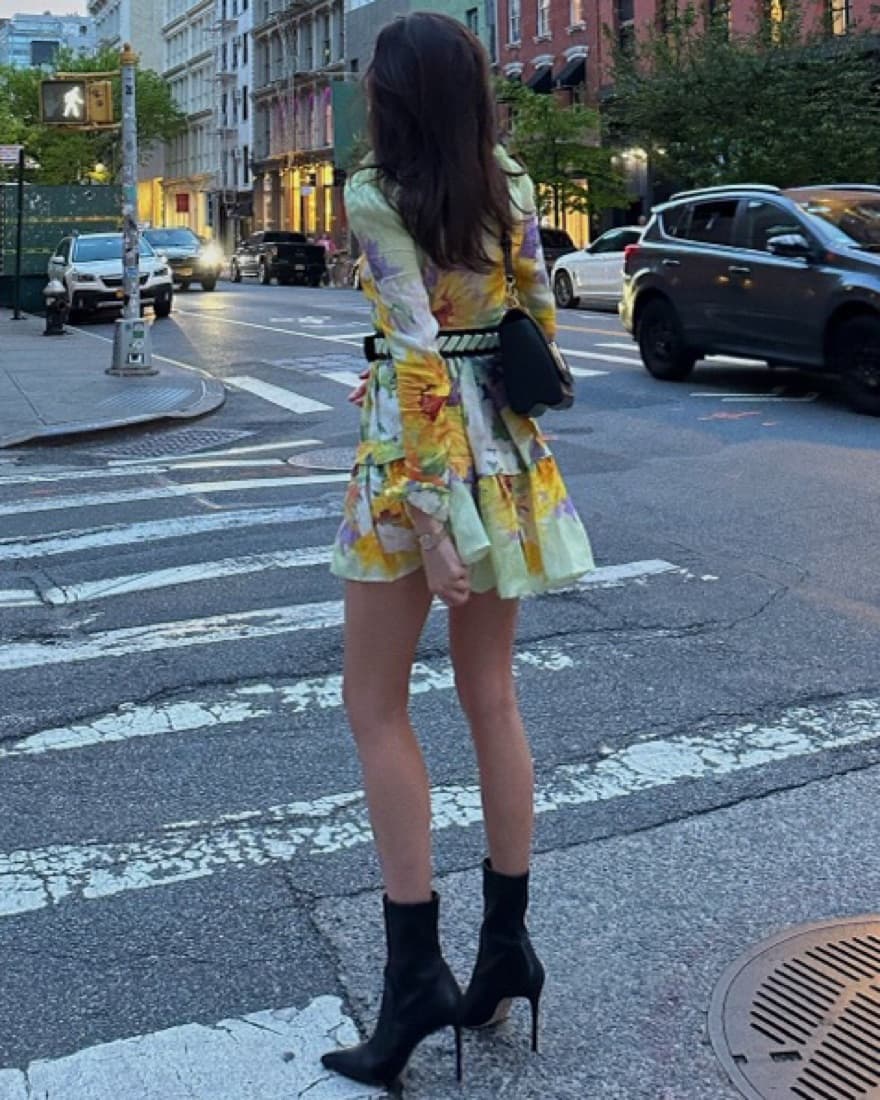 Leo Lin Sunflower Mini Dress - Image 2