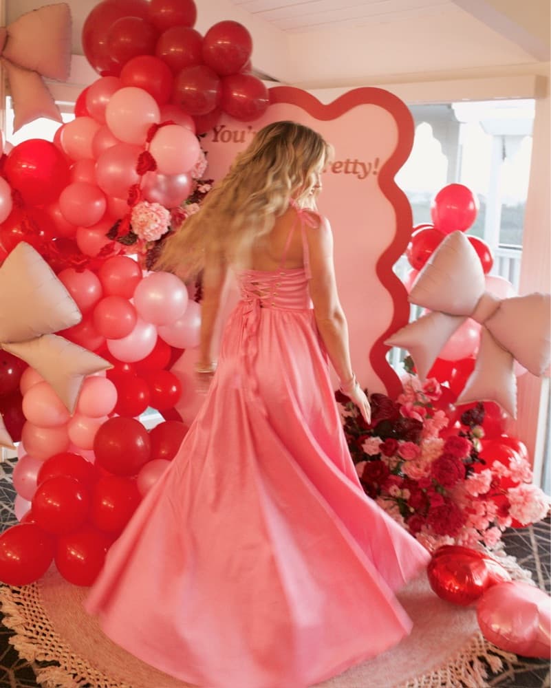Stunning Pink Maxi Dress - Image 2