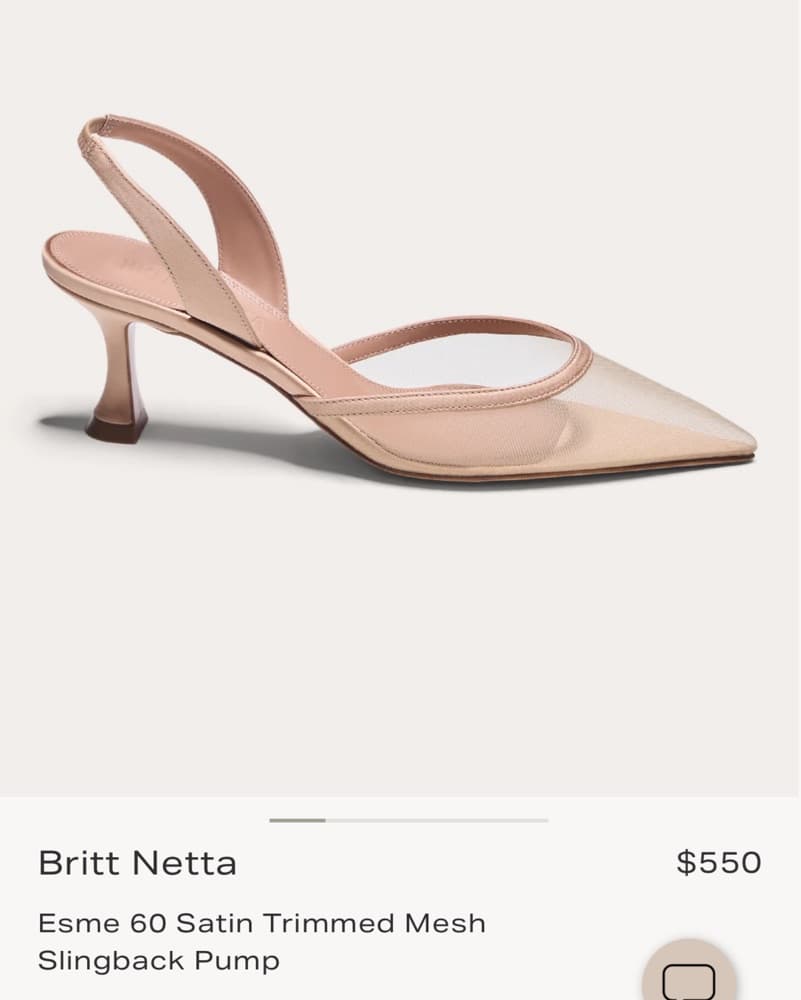 Britt Netta Esme 60 Slingback Pumps - Image 1