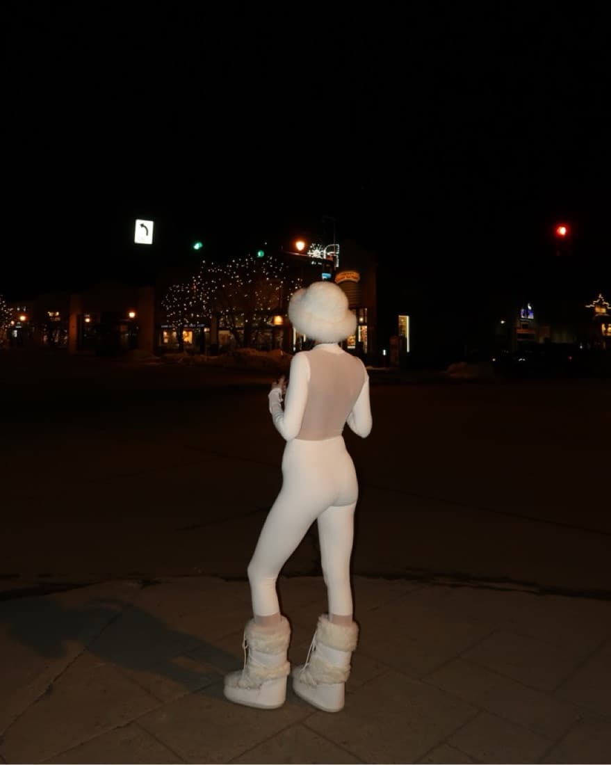 Ivory Ski Jumpsuit - Image 3