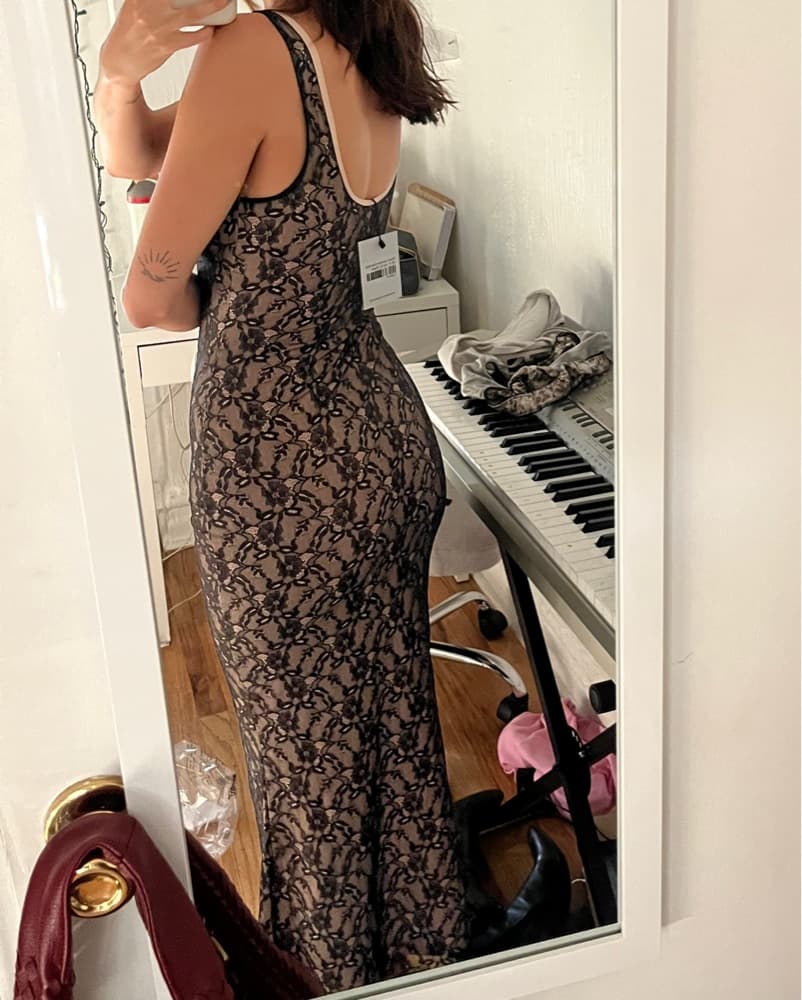 Black Lace Dress  - Image 3