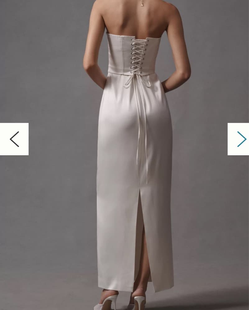 Ariyah Corset Satin Maxi Dress  - Image 2