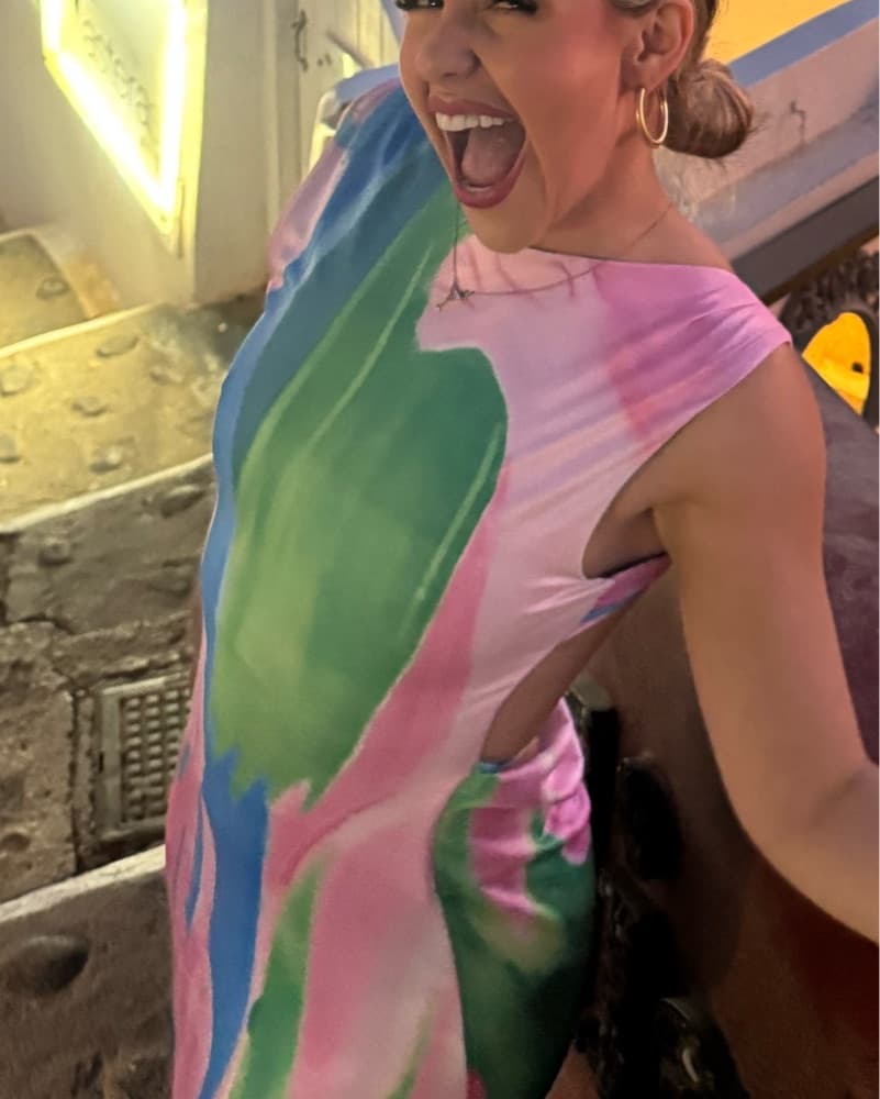 Vibrant Tie-Dye Maxi Dress - Image 2