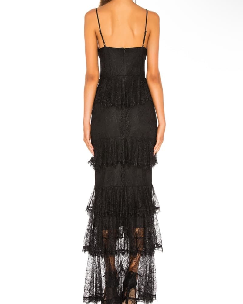 Black Lace Majorelle Dress  - Image 3
