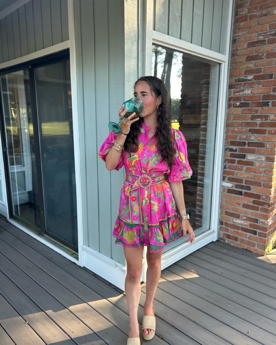 Farm Rio Floral Dress - Image 2