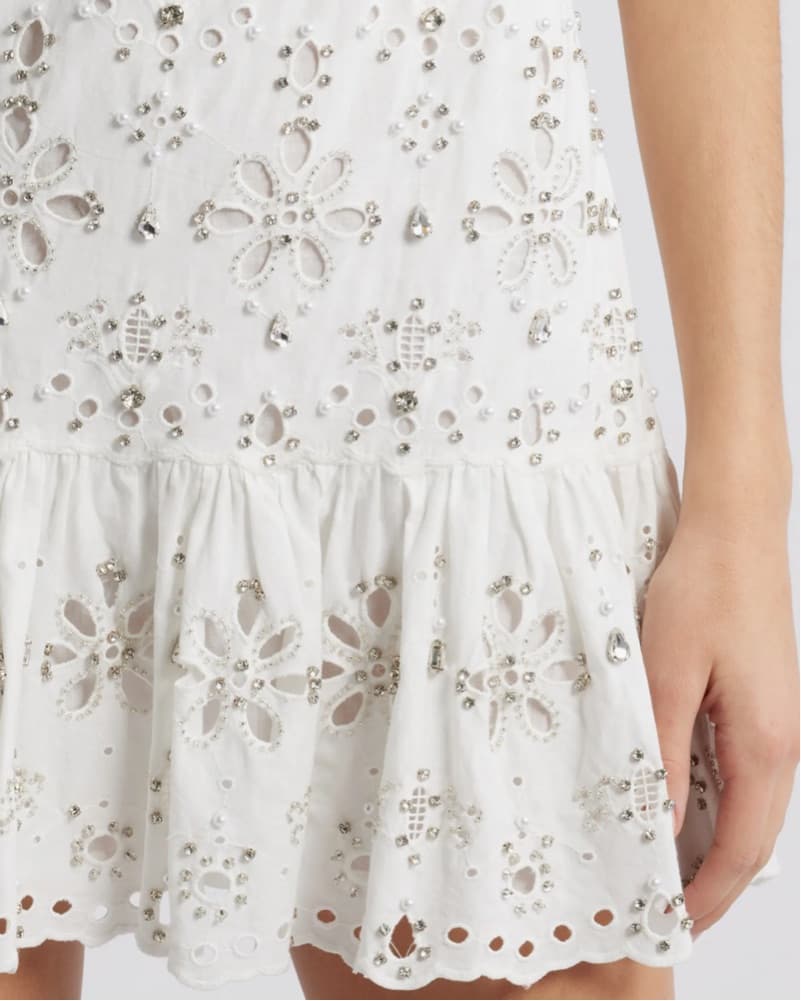 Sparkling Floral Cocktail Dress - Image 3