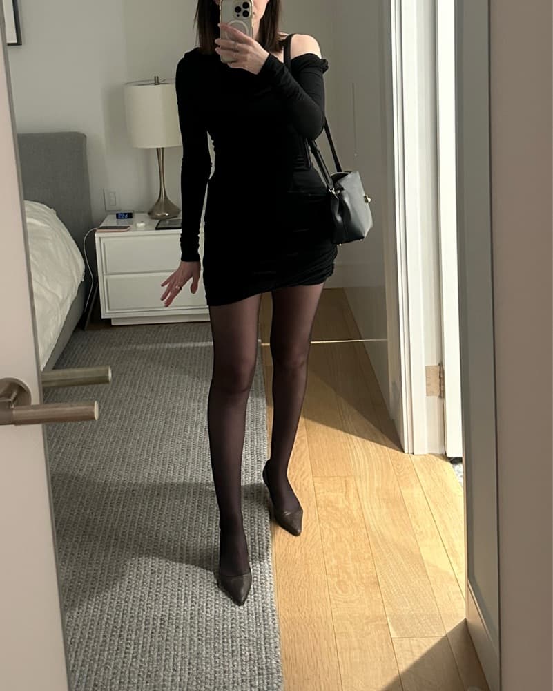Paris Georgia Black Mini Dress (XS/S) - Image 3