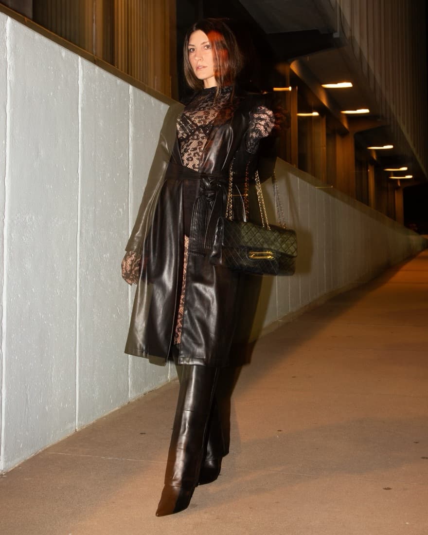 Long Black Jacket - Image 4