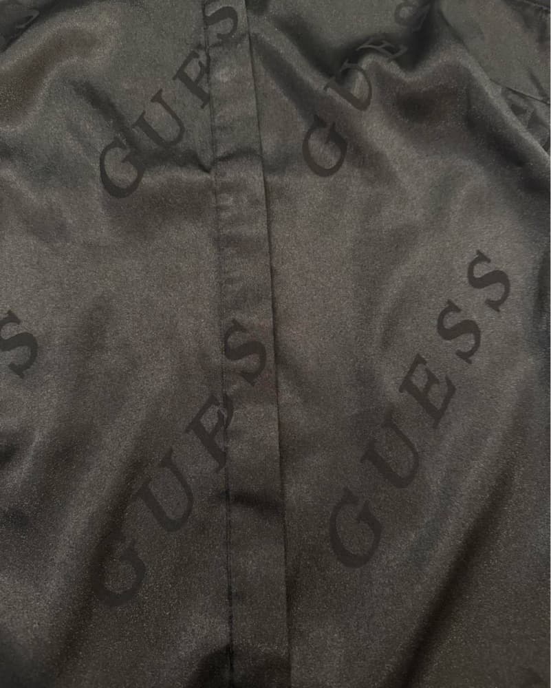 Guess Alina Logo Shirt Dress No Belt - Image 4