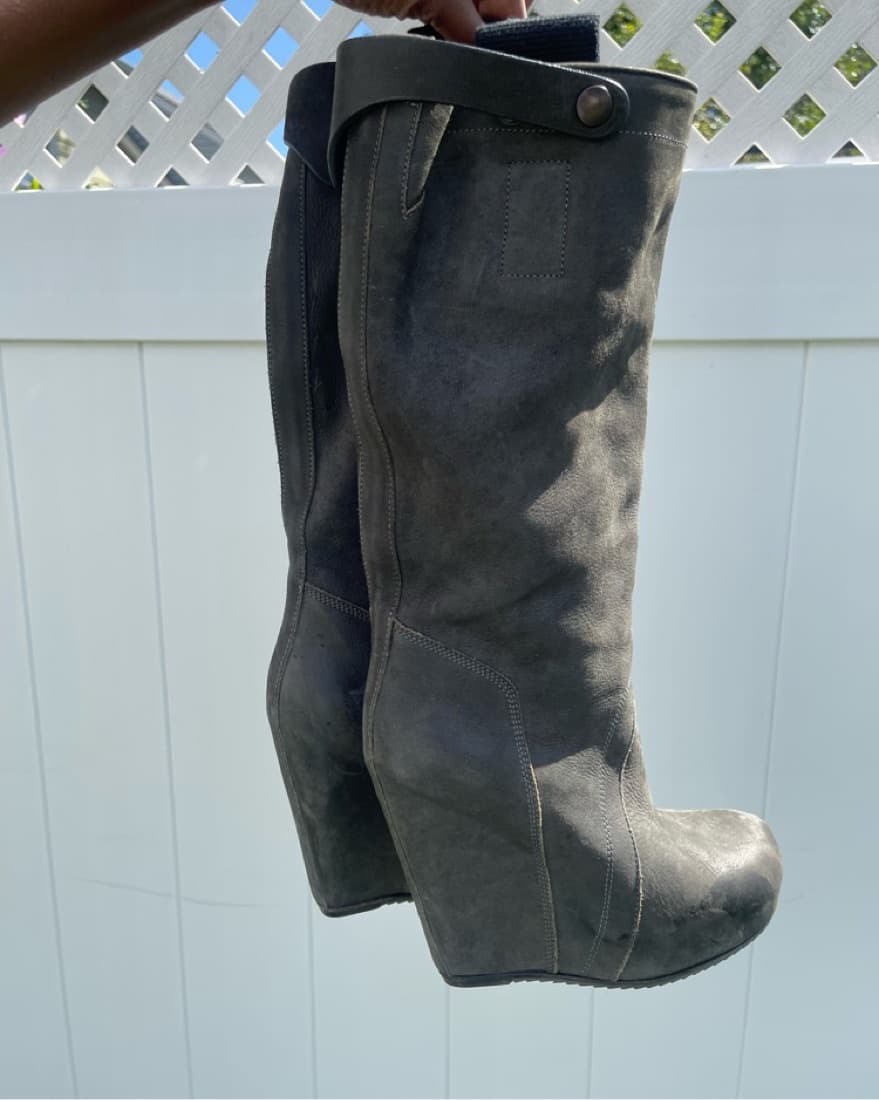 Knee High Wedge Boots  - Image 3