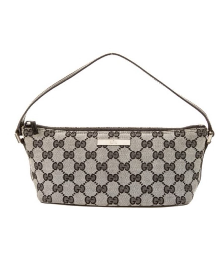 Gucci Canvas Boat Pochette GG Bag - Image 1