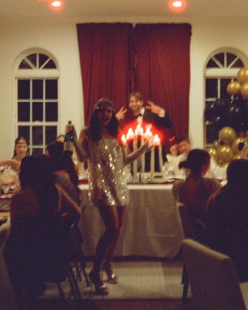 Retrofete Sequin Silver Mini Dress - Image 5
