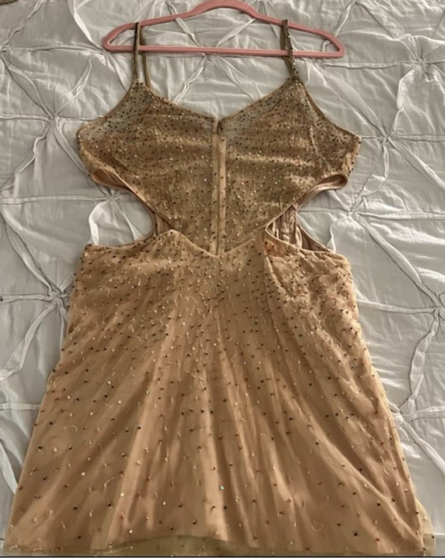 Free People Butterfly Sequin Cutout Mini - Image 4