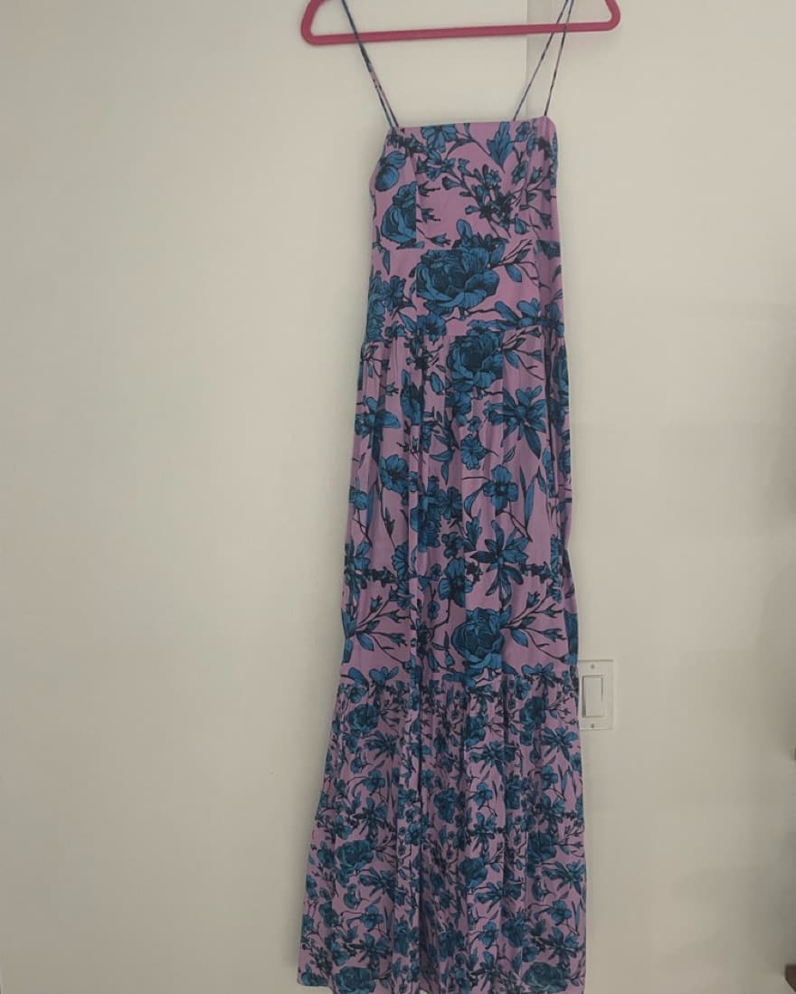 Playa Lucila Blue And Purple Maxi Dress - Image 6