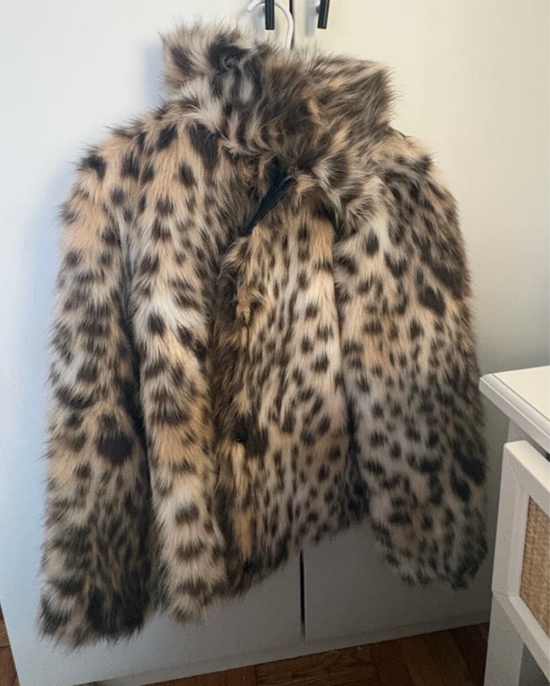 Cheetah faux fur coat  - Image 3