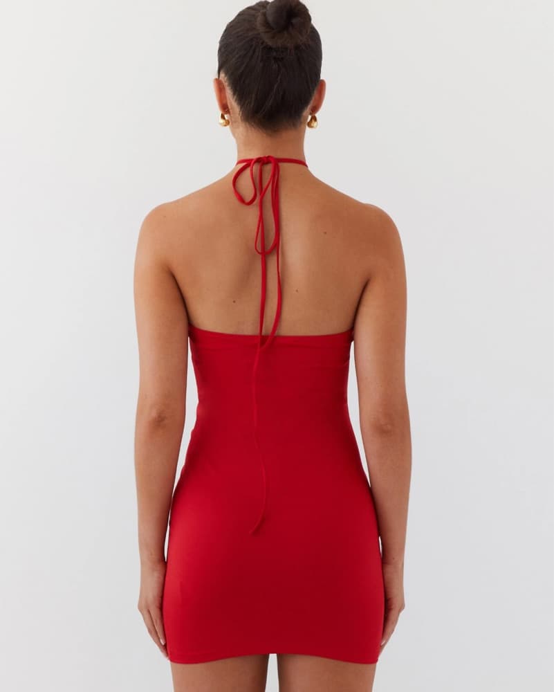 Pepermayo Red Bodycon Dress - Image 3