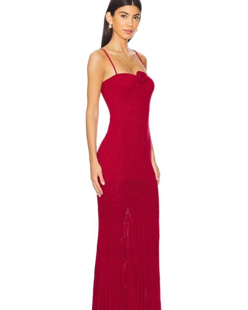 Red Rose Revolve Maxi Dress - Image 3