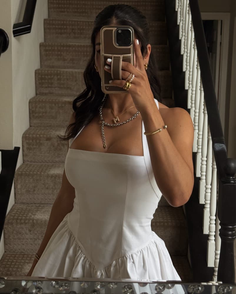 White REVOLVE Helsa Dress - Image 4