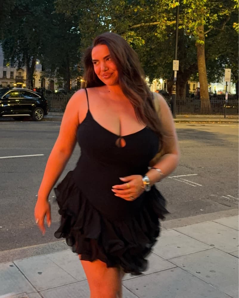 Meshki Ruffled Mini Dress - Image 2