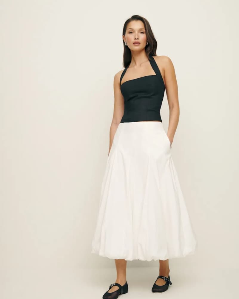 Reformation Malika Linen Top - Image 4