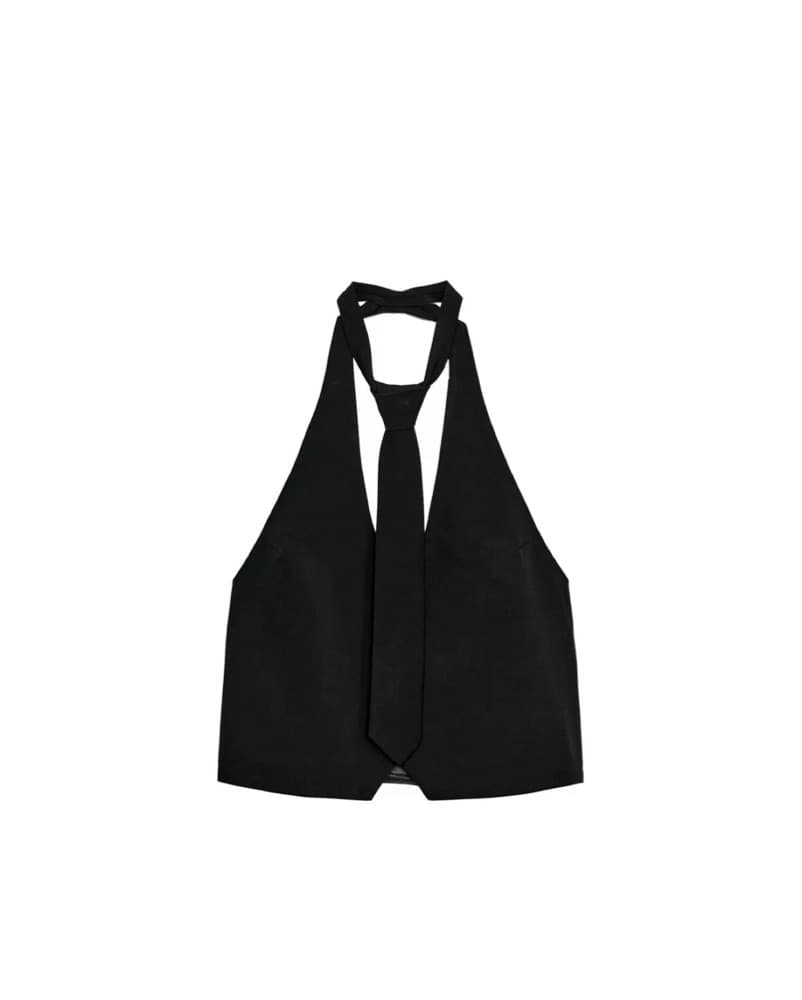 Zara Detachable Tie Vest - Image 3